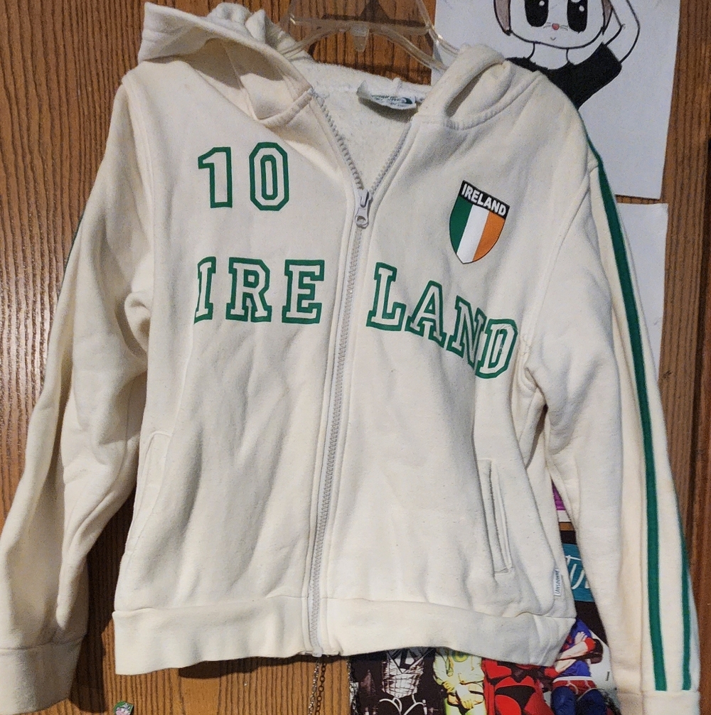 Vintage Kids Cream Ireland Hoodie